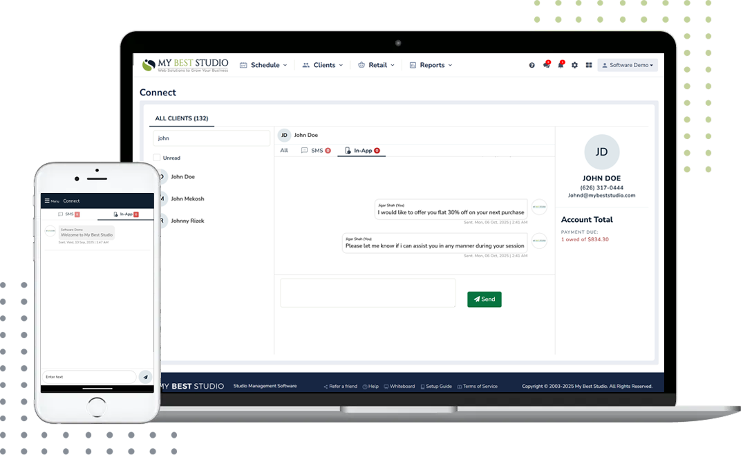 Best In-App Communication Tool | Fitness Software Features