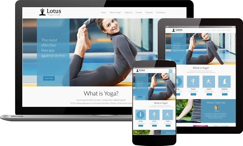 Yoga Website Design